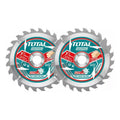 Pack 2 Hoja Disco Sierra Circular 7 1/4 24 D Tac2331853 Color Unico Color Turquesa