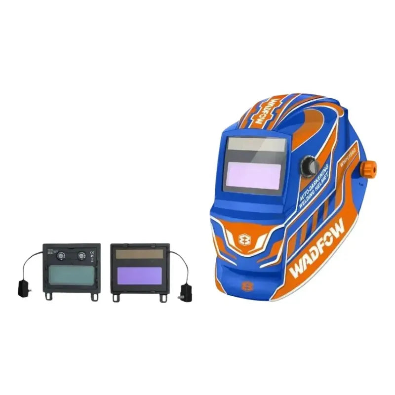 Careta Soldar Fotosensible Con Regulador Wadfow Wwh3502 Color Azul