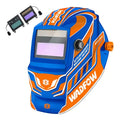 Careta Soldar Fotosensible Con Regulador Wadfow Wwh3502 Color Azul