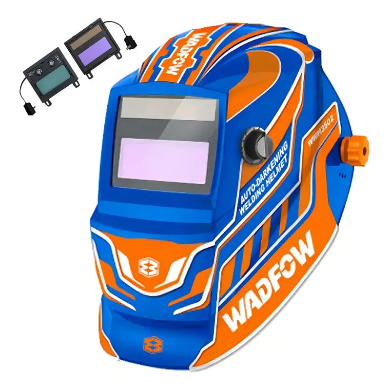 Careta Soldar Fotosensible Con Regulador Wadfow Wwh3502 Color Azul