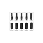 Set Dados Impacto Industriales Cr-mb 1/2 10pzas Total Negro