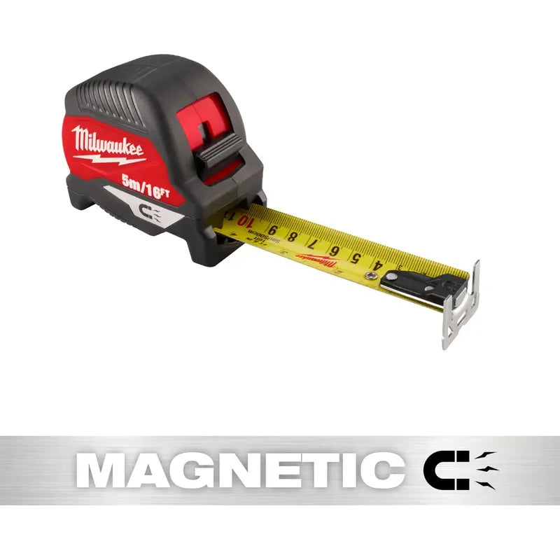 Huincha Métrica Magnética 5m/16 Milwaukee 48-22-1017m