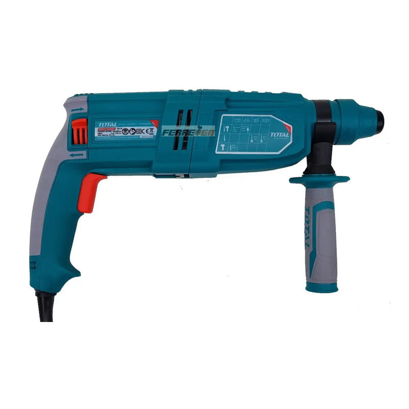 Rotomartillo Electroneumático Total Sds Plus Th308268 Turquesa Frecuencia De 50hz/60hz Con 800w De Potencia 50 Hz/60 Hz