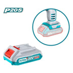 Kit Cargador + 2 Baterias 20v 2ah Total Tfbcpk1222