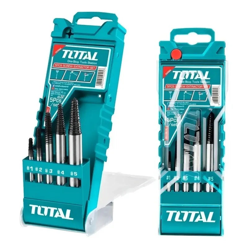 Set Extractores De Pernos Tornillos Cortados 5 Pcs