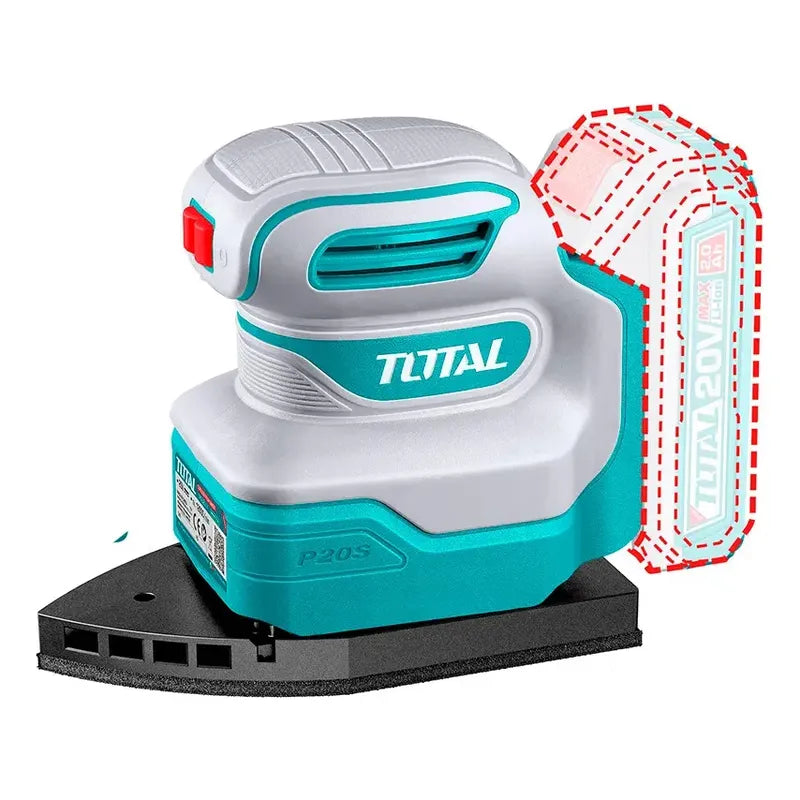 Lijadora Orbital Inalámbrica Total Tools Tpsli20141-7 Turquesa 50