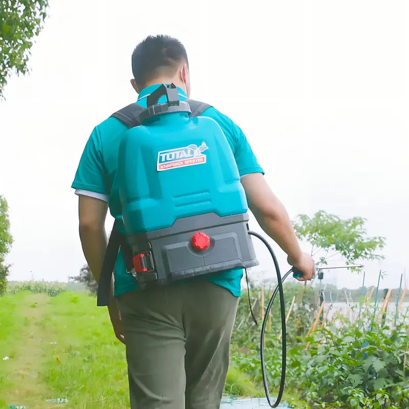 Fumigador Pulverizador Total 20v Tipo Mochila, 16l A Batería Color Turquesa