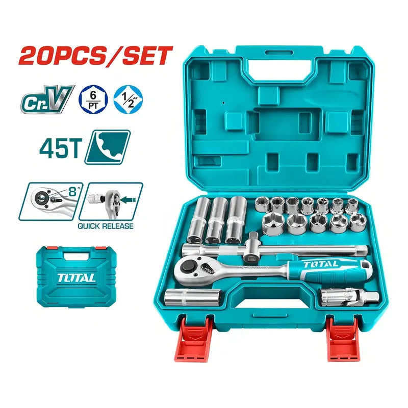 Set Juego De Dados Cuadrante 1/2 20 Piezas Total Tht121201 Color Plateado