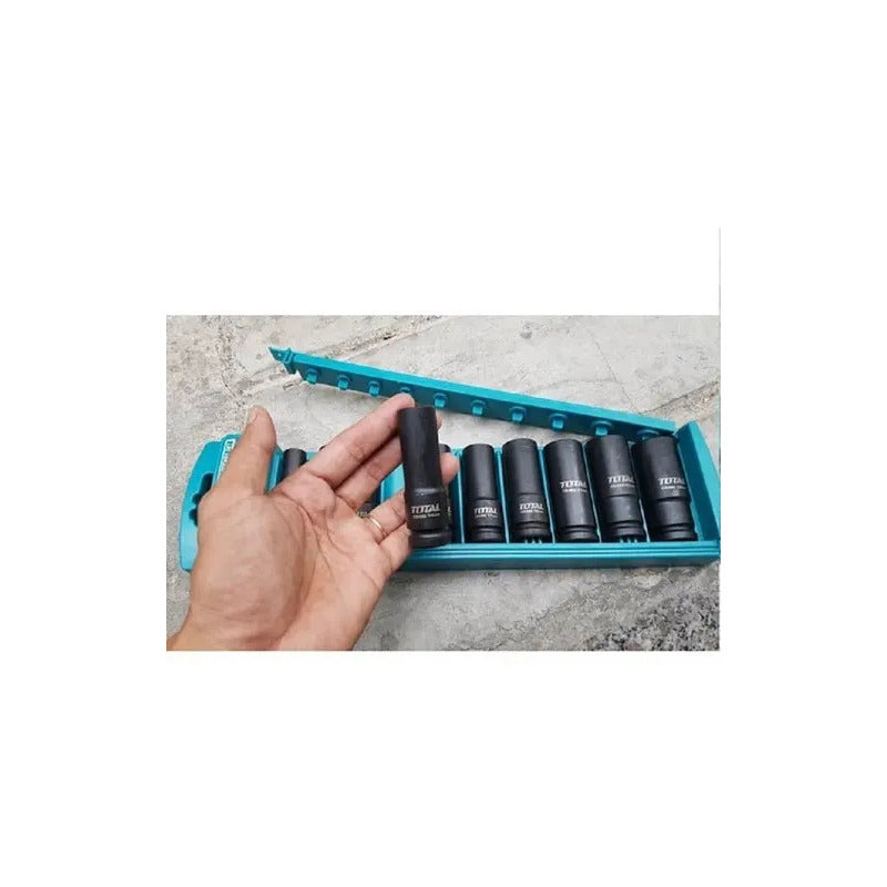 Set Dados Impacto Industriales Cr-mb 1/2 10pzas Total Negro