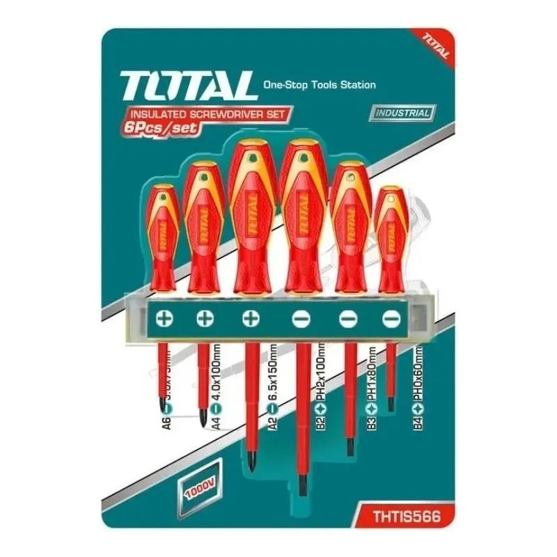 Set De Destornilladores Aislados 6pzas 1000v Thtis566 Total