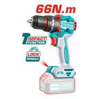 Combo Taladro 66nm+amoladora Y Llave Impacto Total Tosli2412