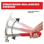 Martillo Para Enmarcar Cara Lisa 22 Oz Milwaukee 48-22-9023