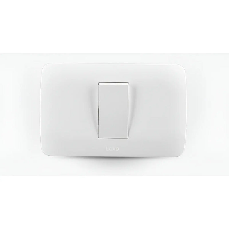 Interruptor Simple Lexo 9/12 Blanco 10a Armado Certificado Sec 10 A 220v