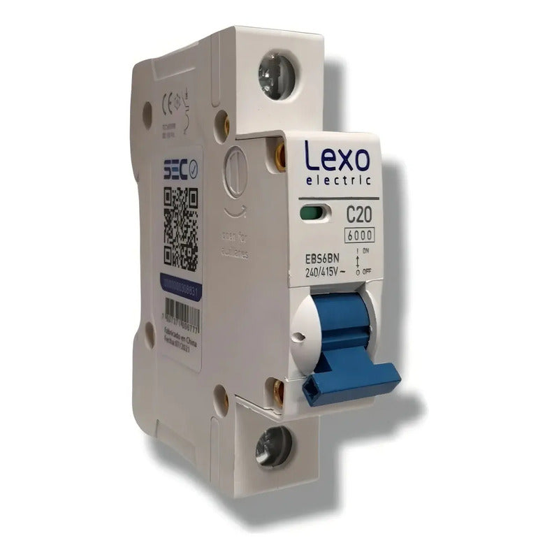 Interruptor Automático Lexo 1x20a 6ka Certificado