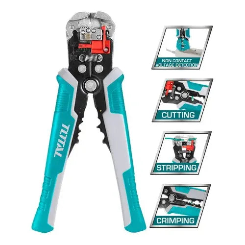 Pinza Total, Crimpeadora Pela Corta Cable - Detector Voltaje