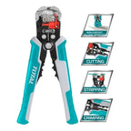 Pinza Total, Crimpeadora Pela Corta Cable - Detector Voltaje