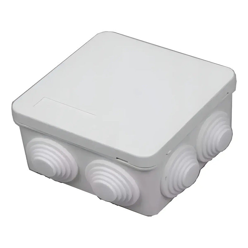 Caja Estanca Ip65 Termoplástico 2 Conos 100x100x70mm Lexo Variación Tamaño Único Multicolor