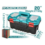 Caja Herramientas 20  Total Tpbx0201 Turquesa