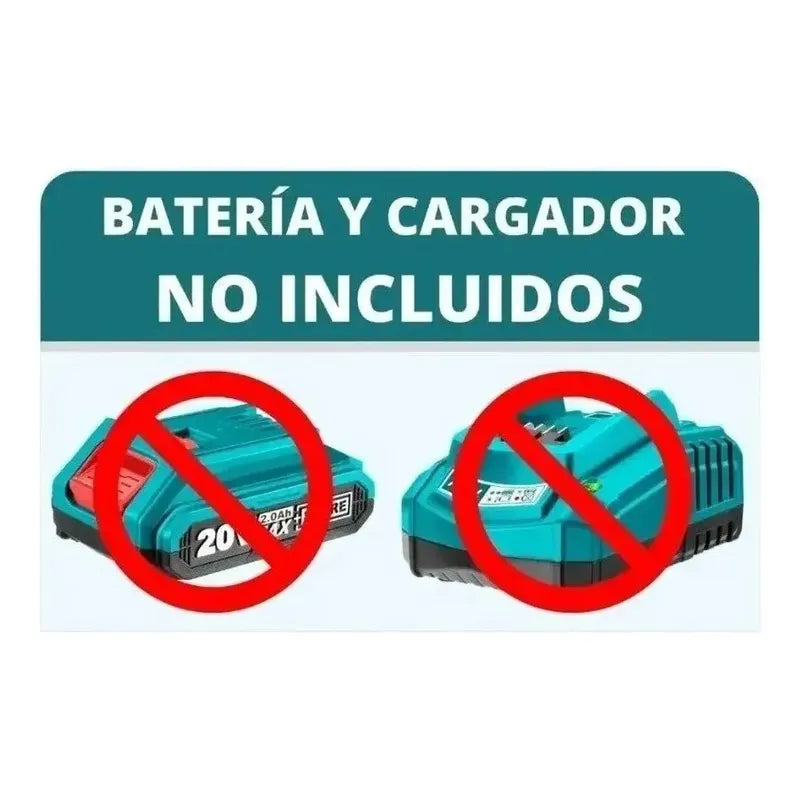 Rotomartillo Inalámbrico Sds Plus Blmotor + 3pzas Total Color Turquesa Frecuencia 50hz