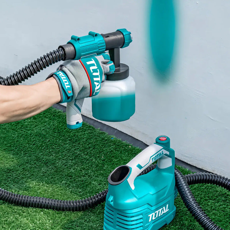 Pistola Pintar Con Base Industrial 550w R/metálico Total Verde