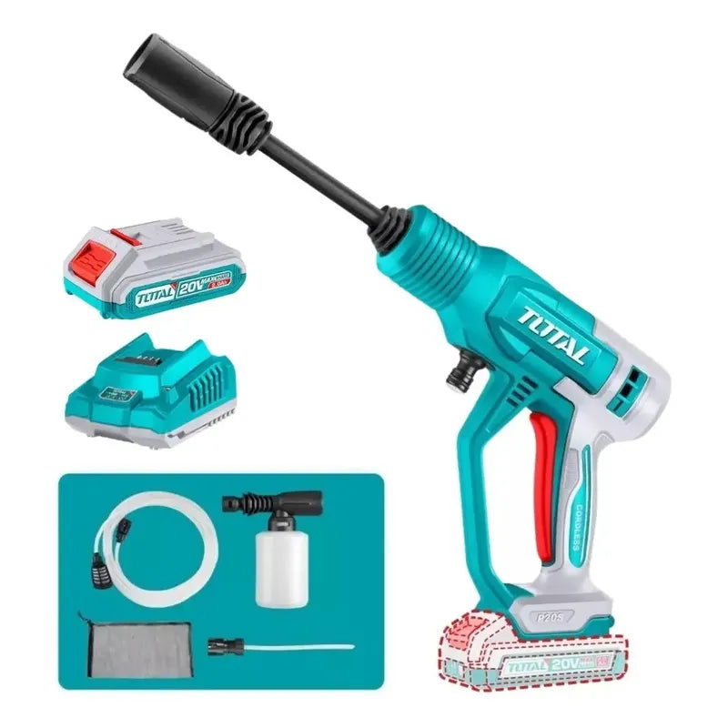 Hidrolavadora Bat+ Cargador Total Tpwli20362 Color Turquesa 50 Hz/60 Hz