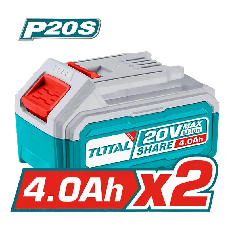 Kit Taladro + Galletera Esmeril + Rotomartillo 20v Total