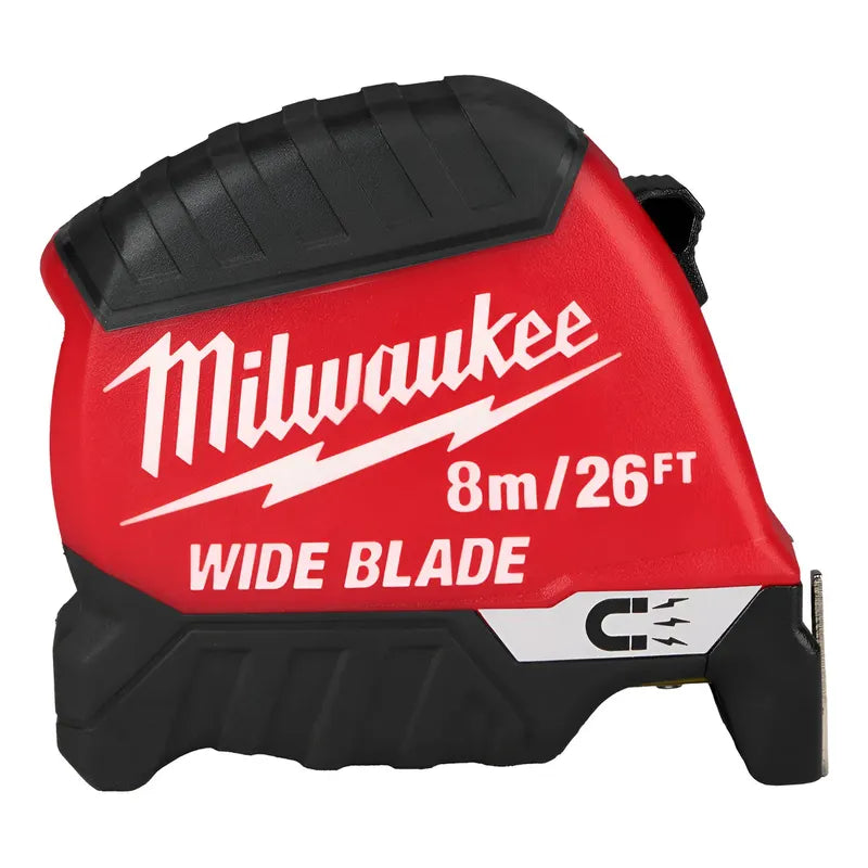 Milwaukee Huincha De Medir 8 Mt Punta Magnética Hoja Ancha