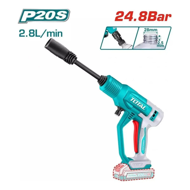 Hidrolavadora Bat+ Cargador Total Tpwli20362 Color Turquesa 50 Hz/60 Hz