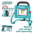 Foco Led Portátil Inalámbrico Exterior Total Twli2025 Turquesa