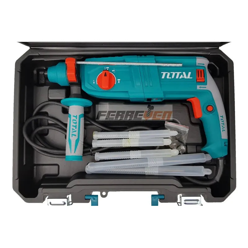 Rotomartillo Electroneumático Total Sds Plus Th308268 Turquesa Frecuencia De 50hz/60hz Con 800w De Potencia 50 Hz/60 Hz