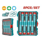 Set De 8 Destornilladores De Precisión Perilleros Total Tht250826