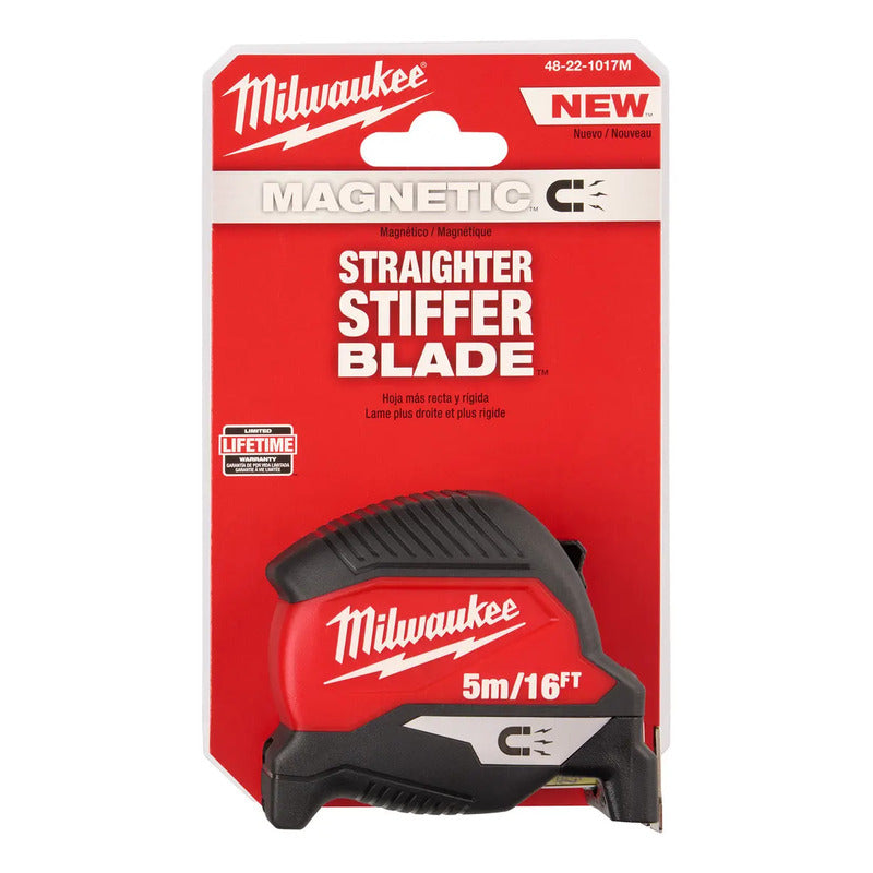 Cinta Métrica Milwaukee 48-22-1017m 5m De Largo