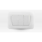 Lexo Interruptor Triple 9/32 Blanco Armado 250v Certificado Sec Alta Calidad Para Uso Doméstico Y Profesional 220v