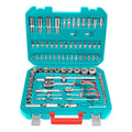 Set De Dados 1/4 - 1/2 94 Piezas Super Total Color Turquesa