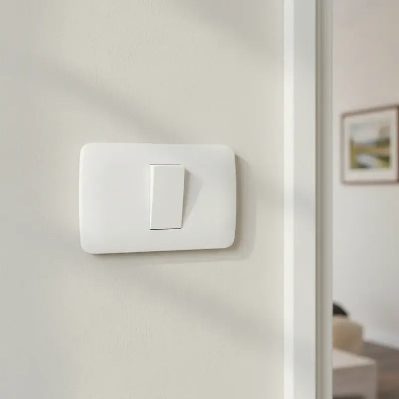 Interruptor Simple Lexo 9/12 Blanco 10a Armado Certificado Sec 10 A 220v