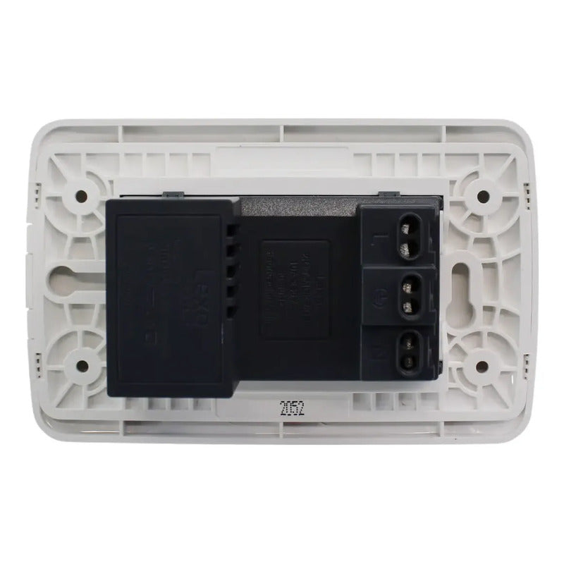 Tomacorriente Duplex 10a + 2 Usb Blanco Armado Lexo Blanco