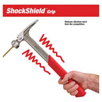 Martillo Para Enmarcar Cara Lisa 22 Oz Milwaukee 48-22-9023