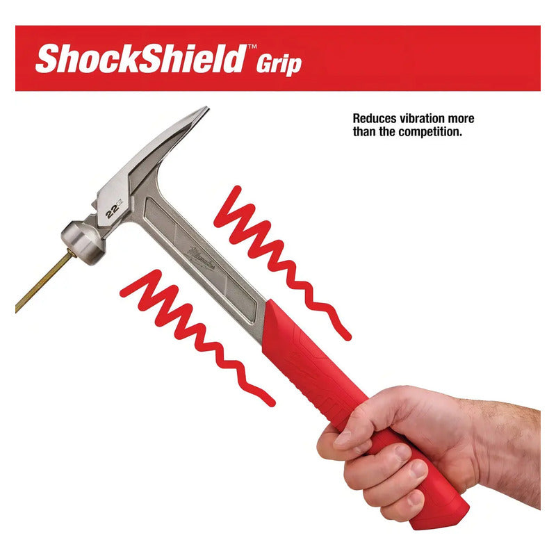 Martillo Para Enmarcar Cara Lisa 22 Oz Milwaukee 48-22-9023