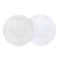 Set 2pcs De Discos De Pulido Algodo+lana D:254mm - Tac25402 Color Blanco