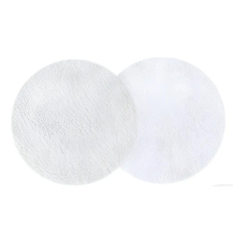 Set 2pcs De Discos De Pulido Algodo+lana D:254mm - Tac25402 Color Blanco