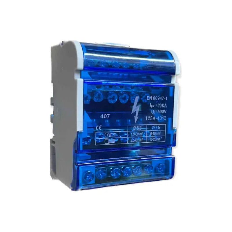 Barra Repartidora Tetrapolar 7 Polos 125a Lexo