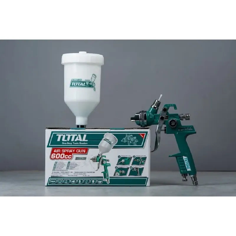 Pistola Para Pintar Carga Superior Total Tools Tat10601 Verde