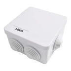 Caja Estanca Ip65 Termoplástico 2 Conos 100x100x70mm Lexo Variación Tamaño Único Multicolor