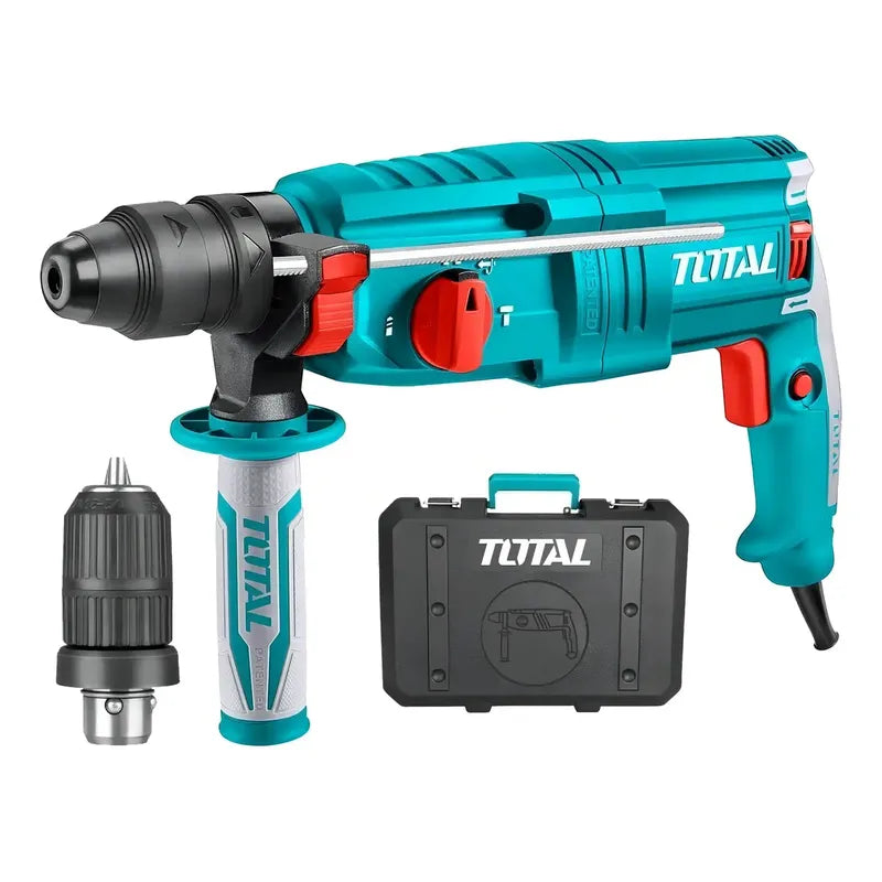 Rotomartillo Industrial Sds Plus 800w Con Adaptador Total Color Verde Turquesa 50 Hz/60 Hz