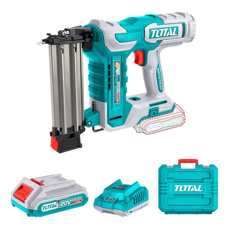 Clavadora Blmotor + Bat 2ah + Carg + 1000 Clavos + Acc Total