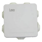 Caja Estanca Ip55 Lexo Electric Pvc Blanca 85x85x50mm Cono Conexiones Eléctricas Blanco