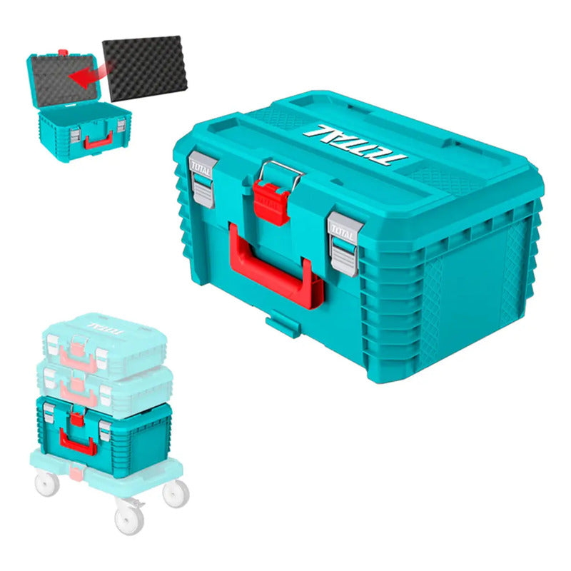 Caja Maleta De Herramientas 19 PuLG Apilable Total Tpbxs103 Unico