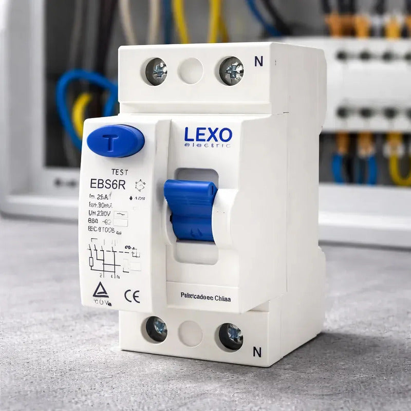 Interruptor Diferencial Lexo Ebs6r 2x25a 30ma Certificado Sec Protección Contra Fugas Eléctricas Ideal Para Seguridad En Instalaciones Residenciales
