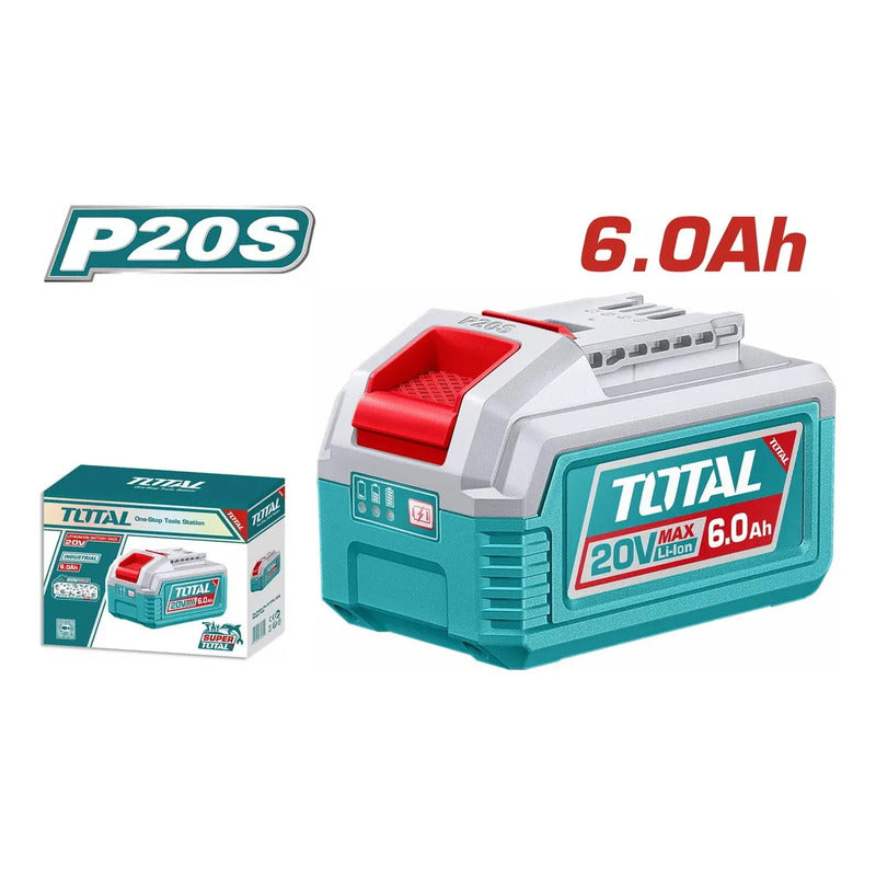Batería De Litio-ion 20v 6.0ah Total Tfbli2060