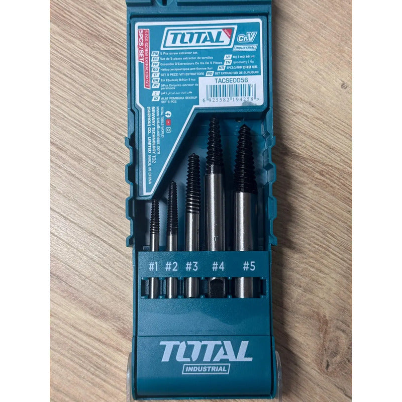 Set Extractores De Pernos Tornillos Cortados 5 Pcs